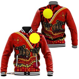 Aboriginal Koala Painting Baseball Jacket