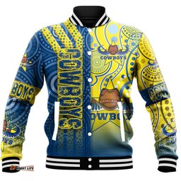 Vibe Hoodie Clothing - North Queensland Cowboys Sporty Style Baseball Jackets