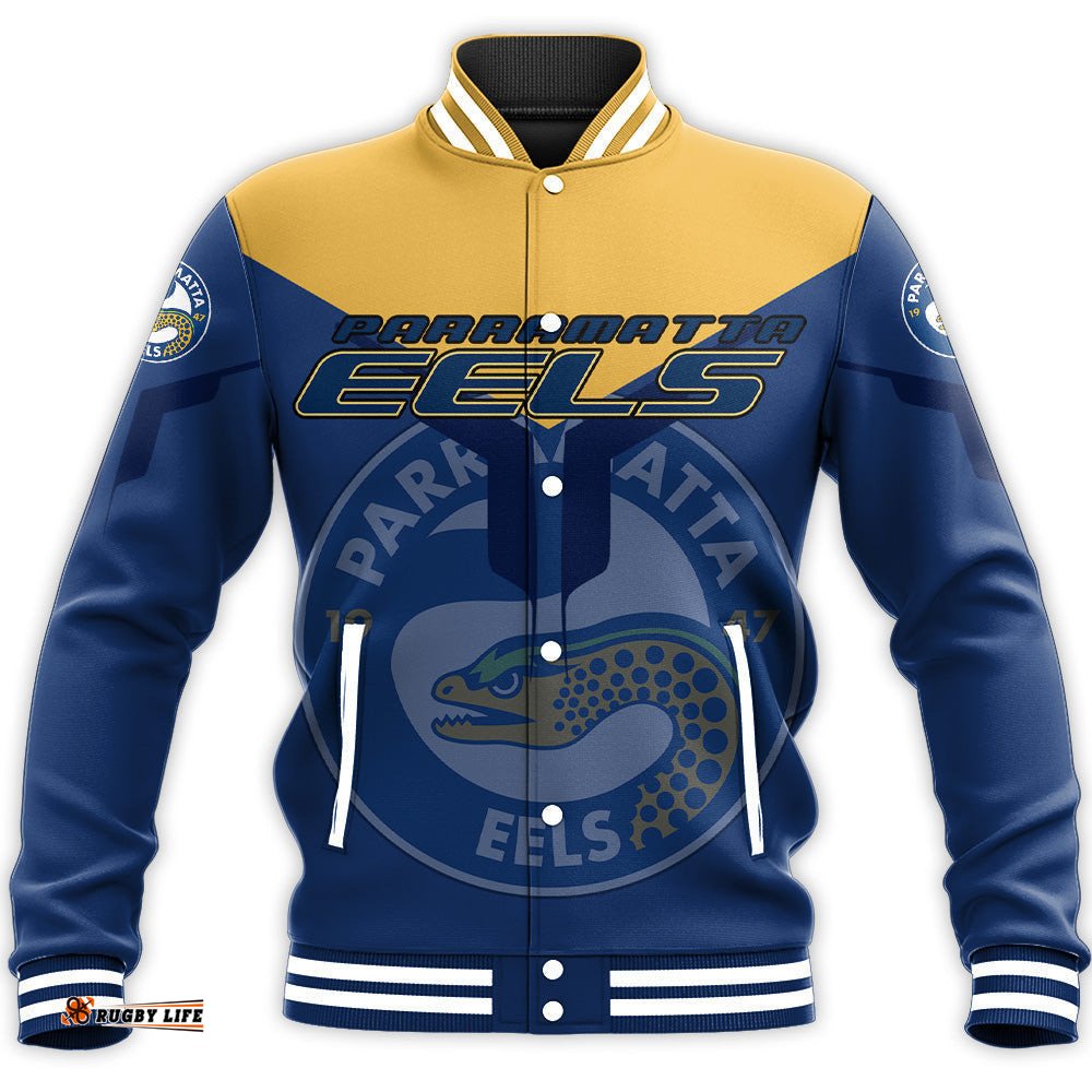 Parramatta Eels Baseball Jacket Drinking style - NRL