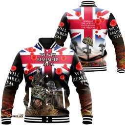 Vibe Hoodie Clothing - Remember The Sacrifice They Gave For Out Freedom Baseball Jacket