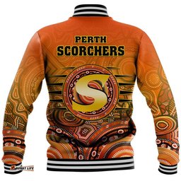 Perth Scorchers Indigenous Aboriginal Arts Baseball Jacket