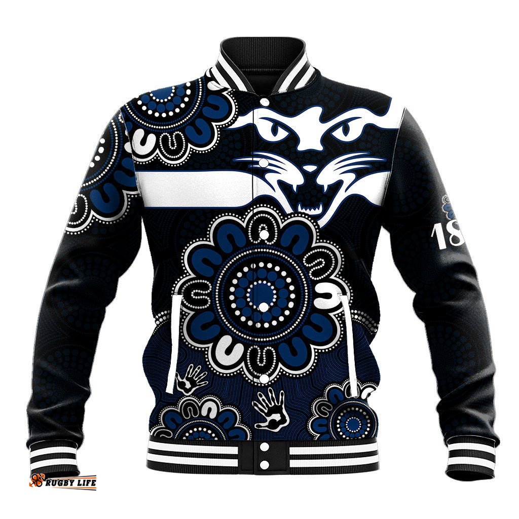 AFL Geelong Cats 1859 Aboriginal Baseball Jacket