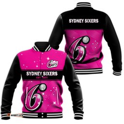 Sydney Sixers Baseball Jacket Est 2011 Simple Style
