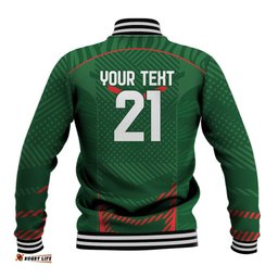 Custom Bangladesh Cricket Baseball Jacket Go Tigers Sporty Version