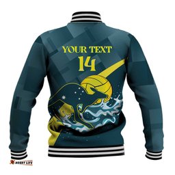 Custom Australia Water Polo 2024 Baseball Jacket Aussie Stingers Kangaroo Sporty Version