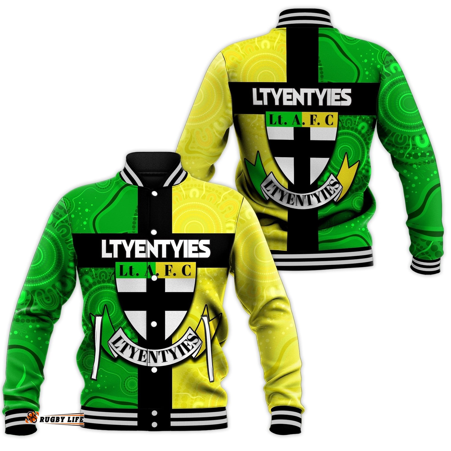Ltyentyies Lt. A. F. C Baseball Jacket Australian Football Aboriginal