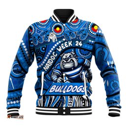 Custom Australia NAIDOC Week 2024 Baseball Jacket Bulldogs Mascot Keep The Fire Burning DT02