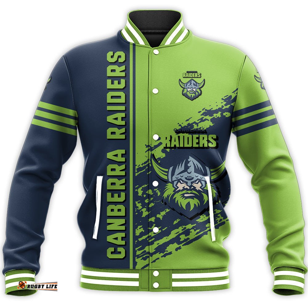 Canberra Raiders Baseball Jacket Quarter Style - NRL