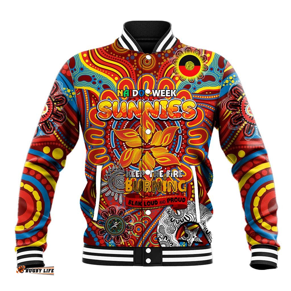 Custom Gold Coast Suns NAIDOC Week 2024 Baseball Jacket Mascot Football DT02