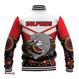 Dolphins Rugby Baseball Jacket Indigenous Dynamic Version