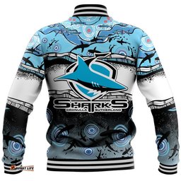 Sharkies Aboriginal Baseball Jacket