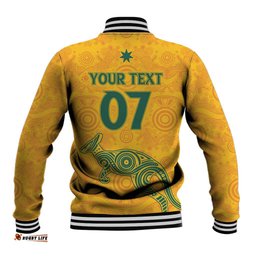 Australia 2024 Custom Baseball Jacket Aboriginal GO Team Aussie