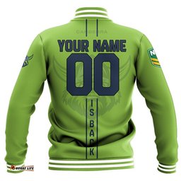 Canberra Raiders Baseball Jacket Personalized Rugby For Fan - NRL