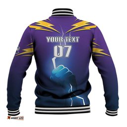 Storm Premiers Custom Baseball Jacket Thunder Catcher