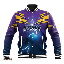 Storm Premiers Custom Baseball Jacket Thunder Catcher