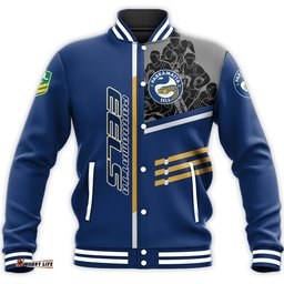 Parramatta Eels Baseball Jacket Personalized Rugby For Fan - NRL
