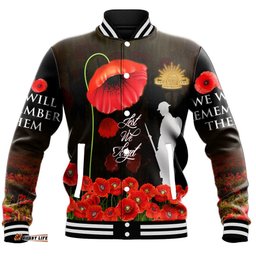 Vibe Hoodie Clothing - Lest We Forget The Army Australia Baseball Jacket