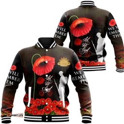 Vibe Hoodie Clothing - Lest We Forget The Army Australia Baseball Jacket