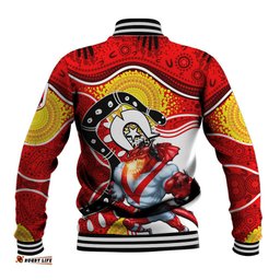Dragons Mascot NRL Baseball Jacket NAIDOC