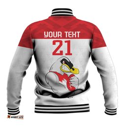 AFL Sydney Custom Baseball Jacket with Swans Mascot Simple Style