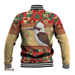 Australia Christmas Baseball Jacket Kookaburra Santa With Gumtree