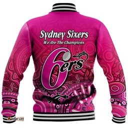 Sydney Sixers Champions Baseball Jacket Lizard Indigenous Aboriginal