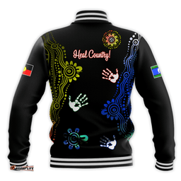Naidoc Week Baseball Jacket Brave New - Heal Country