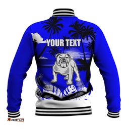 NRL Bulldogs Baseball Jacket Summer Vibe Style