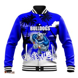 NRL Bulldogs Baseball Jacket Summer Vibe Style