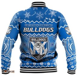 Bulldogs Aboriginal Canterbury Bankstown Christmas Vibe Baseball Jacket