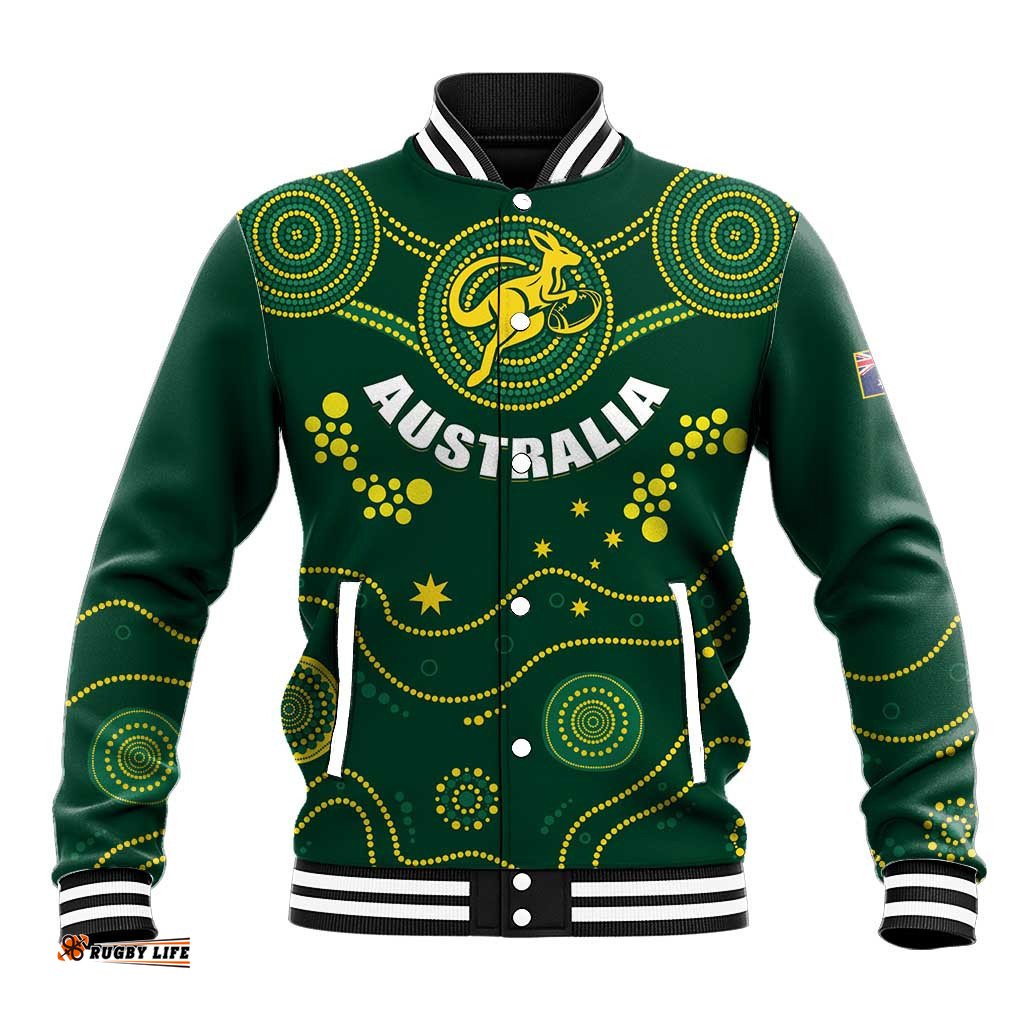 Australia 2024 Rugby Baseball Jacket Go Wallabies