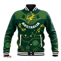 Australia 2024 Rugby Baseball Jacket Go Wallabies