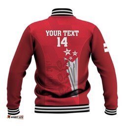 Custom England Cricket Baseball Jacket 3rd Champions World Cup Proud