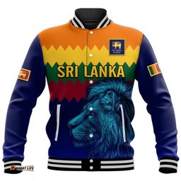 Sri Lanka The Lions Cricket Baseball Jacket