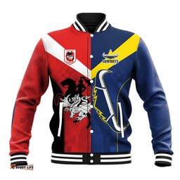 Custom Dragons-Cowboys Combine Storm-Warriors Baseball Jacket Sport Style Version 02