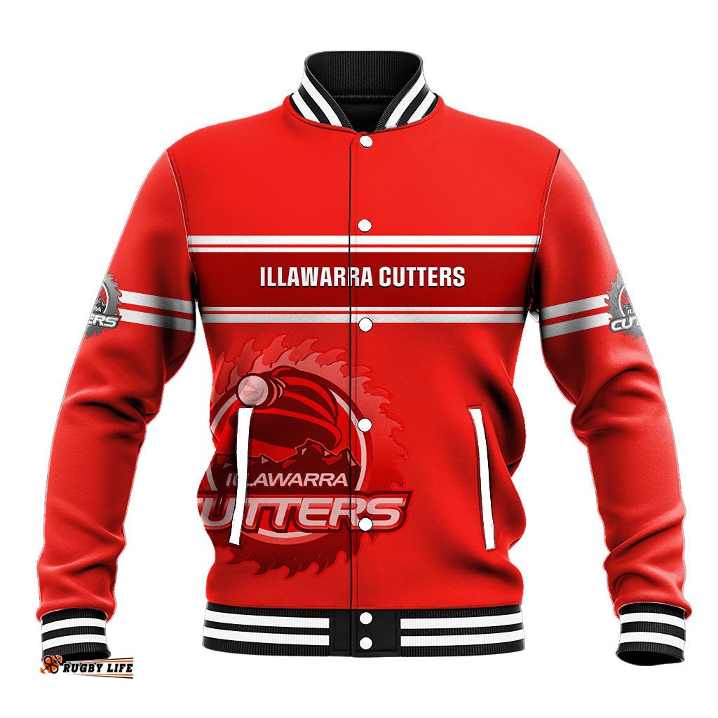 Personalised Australia Rugby Baseball Jacket Illawarra Cutters Sporty Style