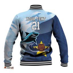 Sharks-Cowboys Rugby Custom Baseball Jacket Half Dynamic Style