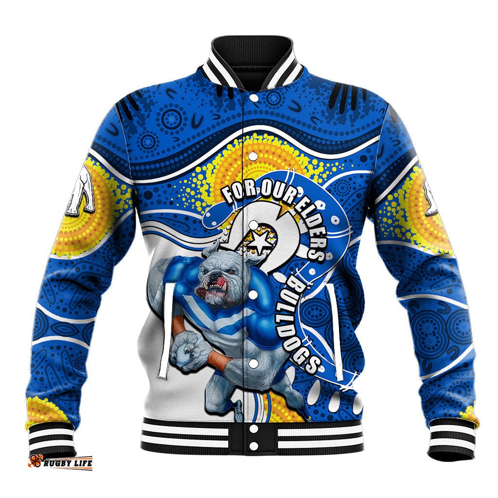Bulldogs Mascot NRL Baseball Jacket NAIDOC