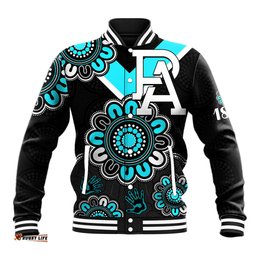 AFL Port Adelaide Power 1870 Aboriginal Baseball Jacket