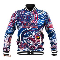 Custom NAIDOC Week 2024 Bulldogs Baseball Jacket Aboriginal Animals Keep The Fire Burning DT02