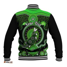 Personalised Australian Astrology Baseball Jacket Aboriginal Platypus Zodiac Sign