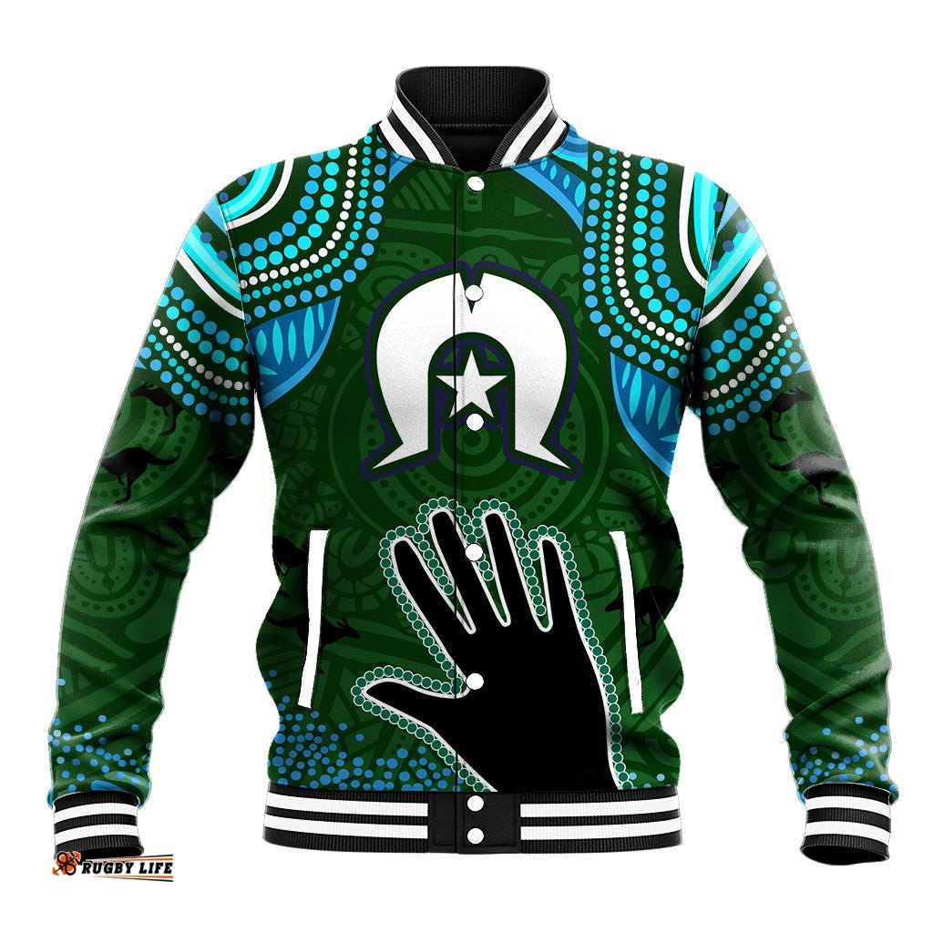 Torest Trait Islands Mix Aboriginal Pattern Baseball Jacket TS04