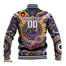 Custom NAIDOC Week 2024 Storm Baseball Jacket Mascot Rugby DT02