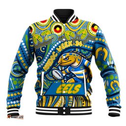 Custom Australia NAIDOC Week 2024 Baseball Jacket Parramatta Eels Mascot Keep The Fire Burning DT02