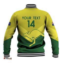 Custom Australia Field Hockey Baseball Jacket Go Champions Hockeyroos National Color