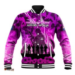 Australia ANZAC Day Baseball Jacket The Unsung Heroes Sisters of War