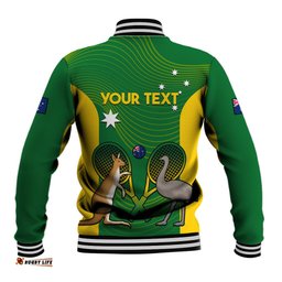 Personalised Australia Tennis Baseball Jacket Aussie Pride National Color