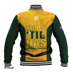 Australia Soccer Baseball Jacket Arnold Matildas Gold Version