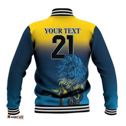 Custom Sri Lanka Cricket Baseball Jacket With Simple Lions Version