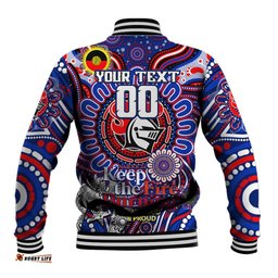Custom NAIDOC Week 2024 Knights Baseball Jacket Mascot Rugby DT02